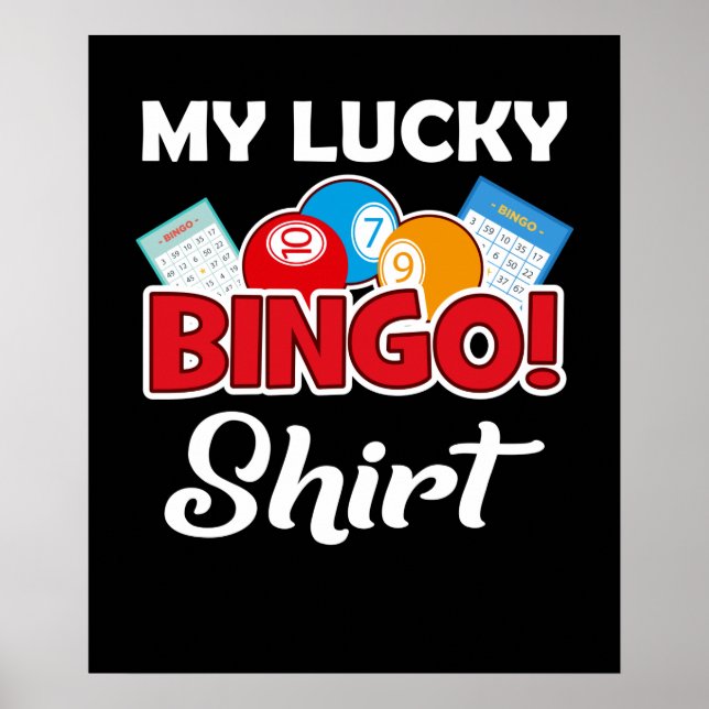 Poster My Lucky Bingo - Drôle Joueur de Bingo (Devant)