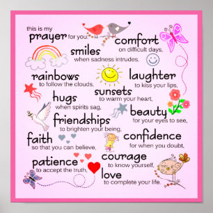Poster My Prayer For You   Pink