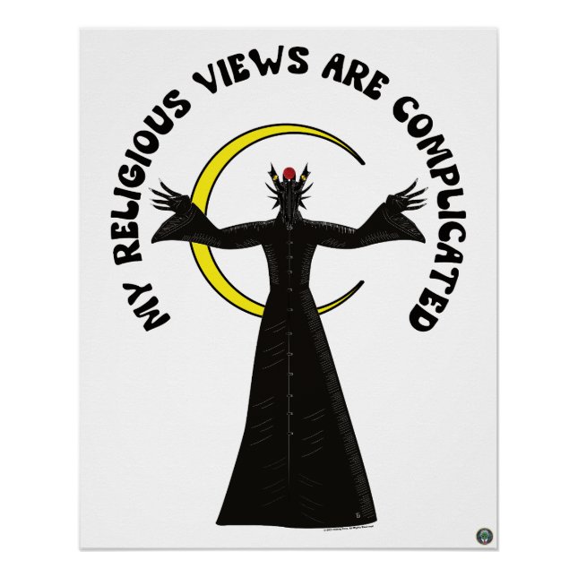 Poster My Religious Views Are Complicated  (Devant)
