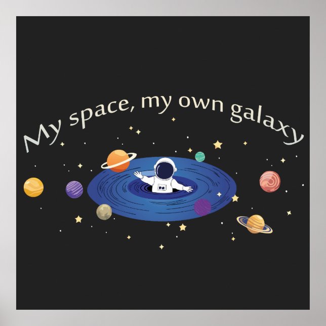Poster My Space, My Own Galaxy (Devant)