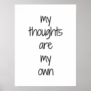 Poster My Thoughts