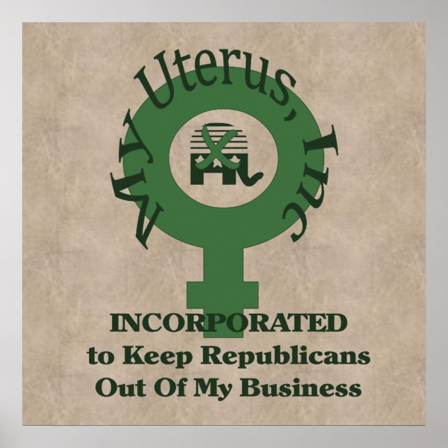 Poster My Uterus, Inc (Devant)