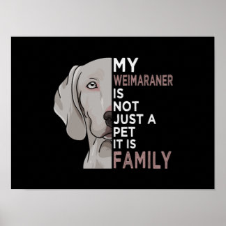 Poster My Weimaraner