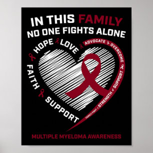 Poster Myélome multiple Sensibilisation Soeur Papa Sang C
