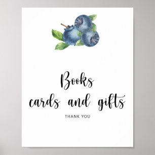 Poster Myrtilles - livres cartes et cadeaux