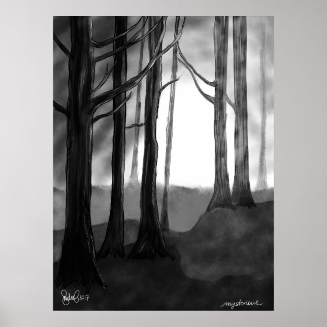 Poster Mystérieux (Devant)