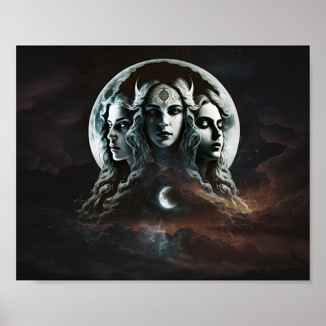 Poster Mystic Triple Goddess Twist (Devant)