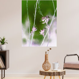 Poster Mystical Forest Bloom – Romantic Flowers & Trees