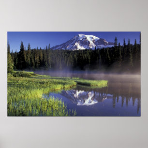 Poster N.A., États-Unis, Washington, Mt. Rainier Nationa