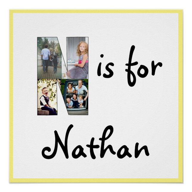 Poster N est pour Nom (Devant)