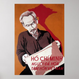 Poster N. VIETNAM - HO CHI MINH - ÂME des VIETNAMIENS