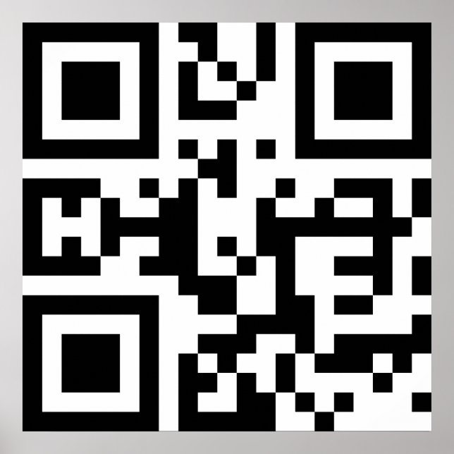 Poster N° Y — Code QR (Devant)