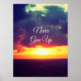 Poster N'abandonne jamais