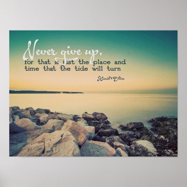 Poster N'abandonne jamais (Devant)