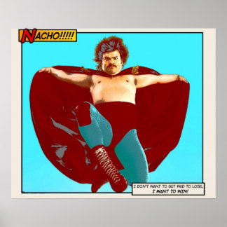 Poster Nacho Libre Je Veux Gagner