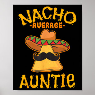 Poster Nacho Tante Moyenne Mexicaine Cinco De Mayo Tante