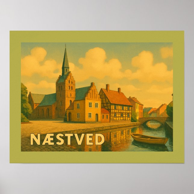 Poster Næstved Denmark Church (Devant)