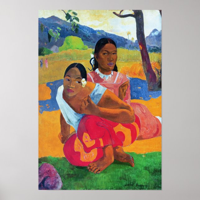 Poster Nafea Faaipoipo, 1892 (Devant)