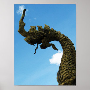 Poster Naga... Pha That Luang Stupa, Laos