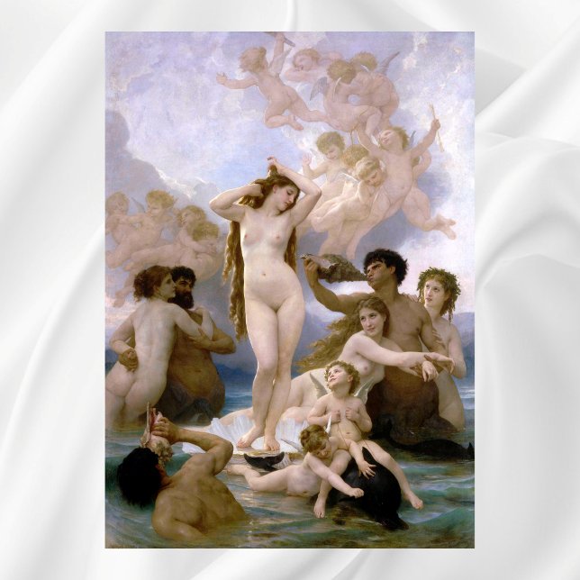 Poster Naissance de Vénus par William-Adolphe Bouguereau (Créateur téléchargé)