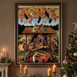 Poster Naissance du Christ par Botticelli, Nativité de No