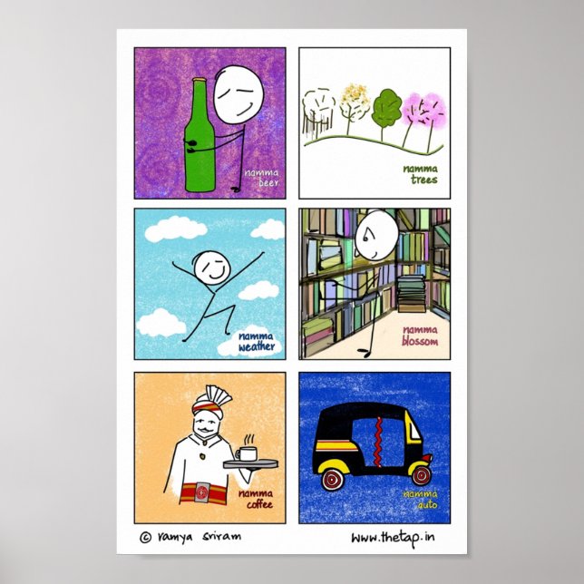 Poster Namma Bangalore (Devant)