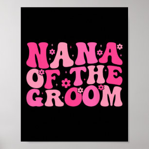 Poster Nana De La Groom Mariage Fête Famille Costume Ret