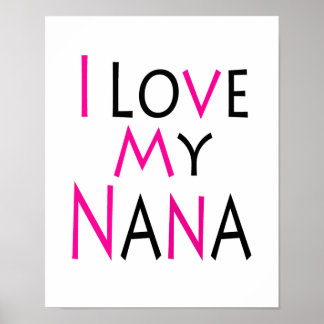 Poster Nana (rose)