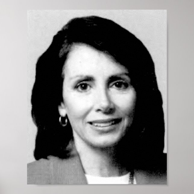 Poster Nancy Pelosi Young Photo du Congrès (Devant)