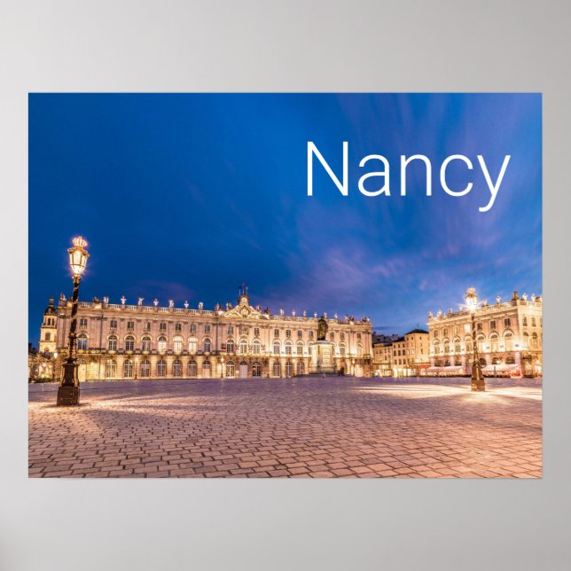 Poster Nancy Place Stanislas Grand Est France Sunset (Devant)