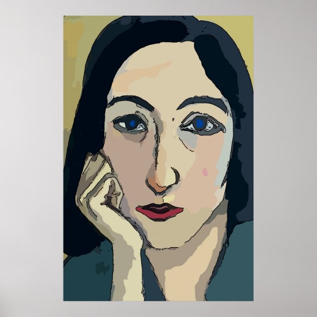 Poster Nancy, Style Matisse (Devant)
