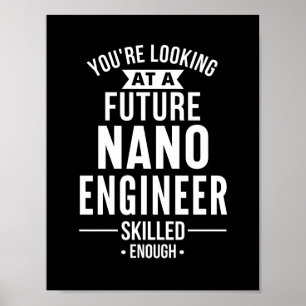 Poster NANO cadeau ingénieur