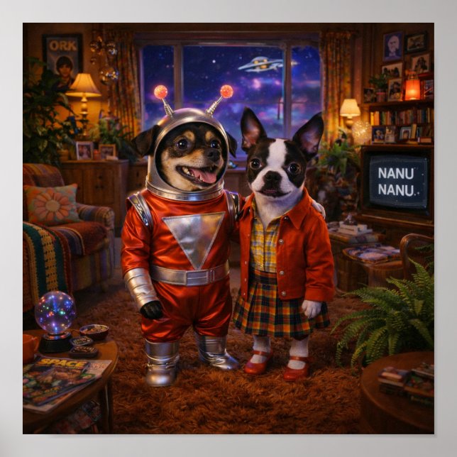 Poster "Nanu Nanu!" (Devant)