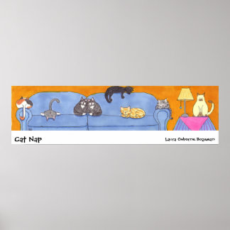 Poster Nap de chat
