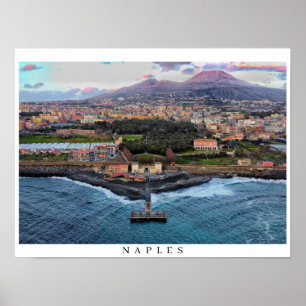 Poster Naples Italie
