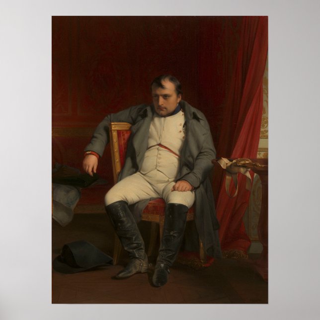 Poster Napoléon à Fontainebleau, le 31 mars 1814 (Devant)