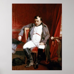 Poster 'Napoléon Abdiquer la Fontainebleau'