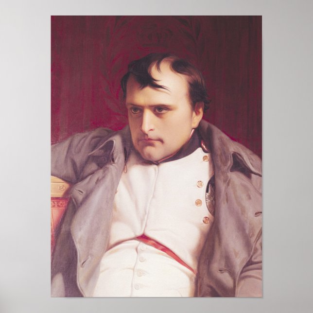 Poster Napoléon après son abdication (Devant)