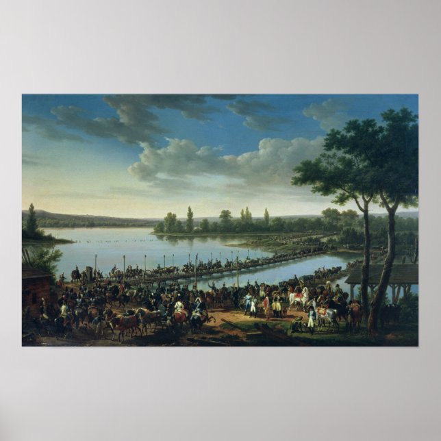 Poster Napoléon avant la bataille de Wagram (Devant)