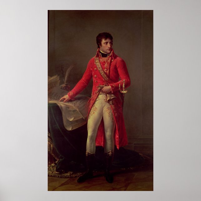 Poster Napoléon Bonaparte Premier Consul, 1802 (Devant)
