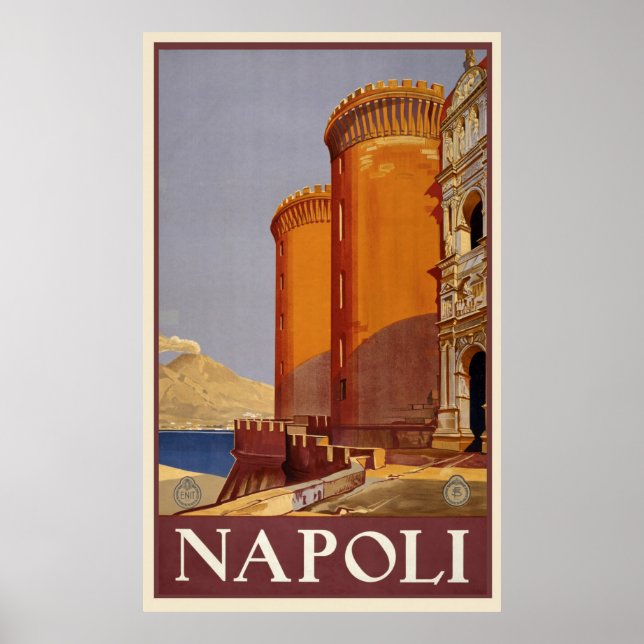 Poster Napoli Italie (Devant)
