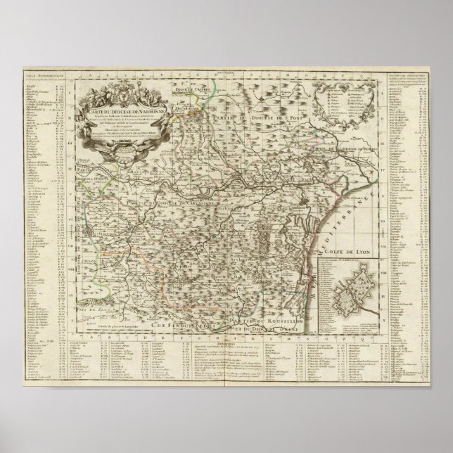 Poster Narbonne France (Devant)