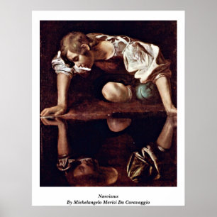 Poster Narcisse par Michaël Angelo Merisi DA Caravaggio