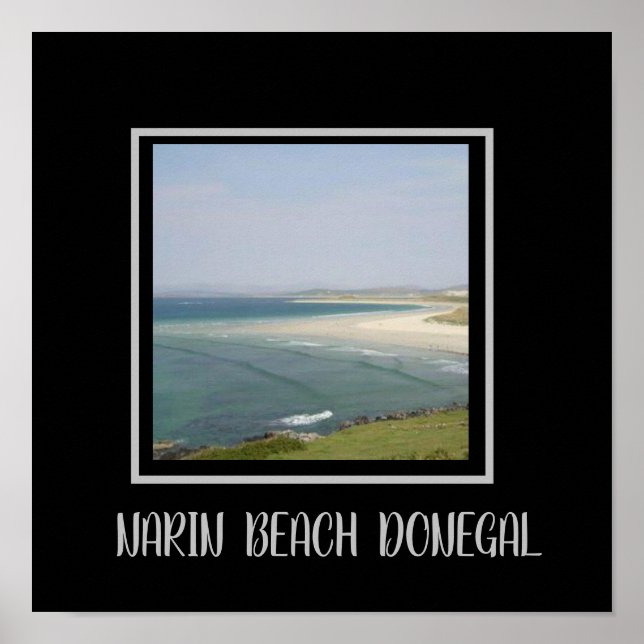 Poster Narin Portnoo Beach Donegal (Devant)