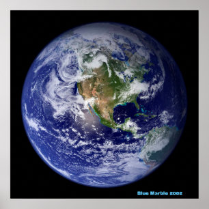 Poster NASA / Blue Marble 2002 /