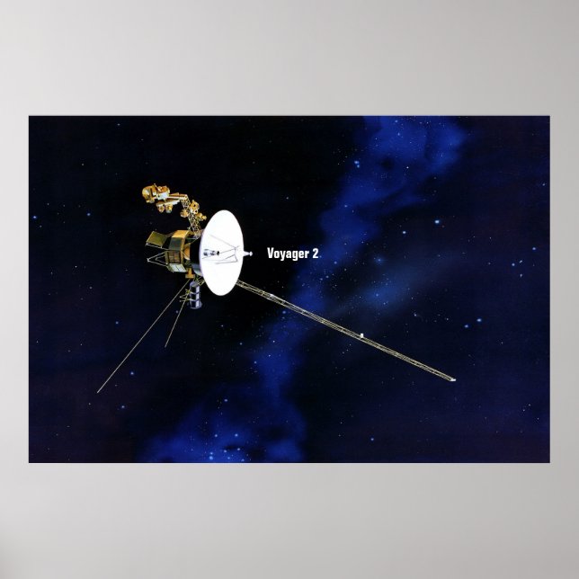 Poster NASA / Voyager 2 / (Devant)