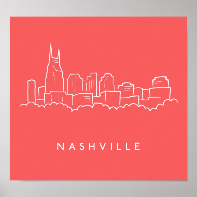 Poster Nashville Skyline (Devant)