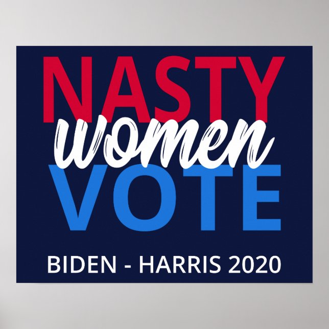 Poster Nasty Women Vote II (Devant)
