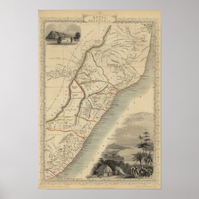 Poster Natal Et Kaffraria (Devant)