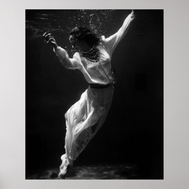 Poster Natation Avec Dauphins : 1939 (Devant)